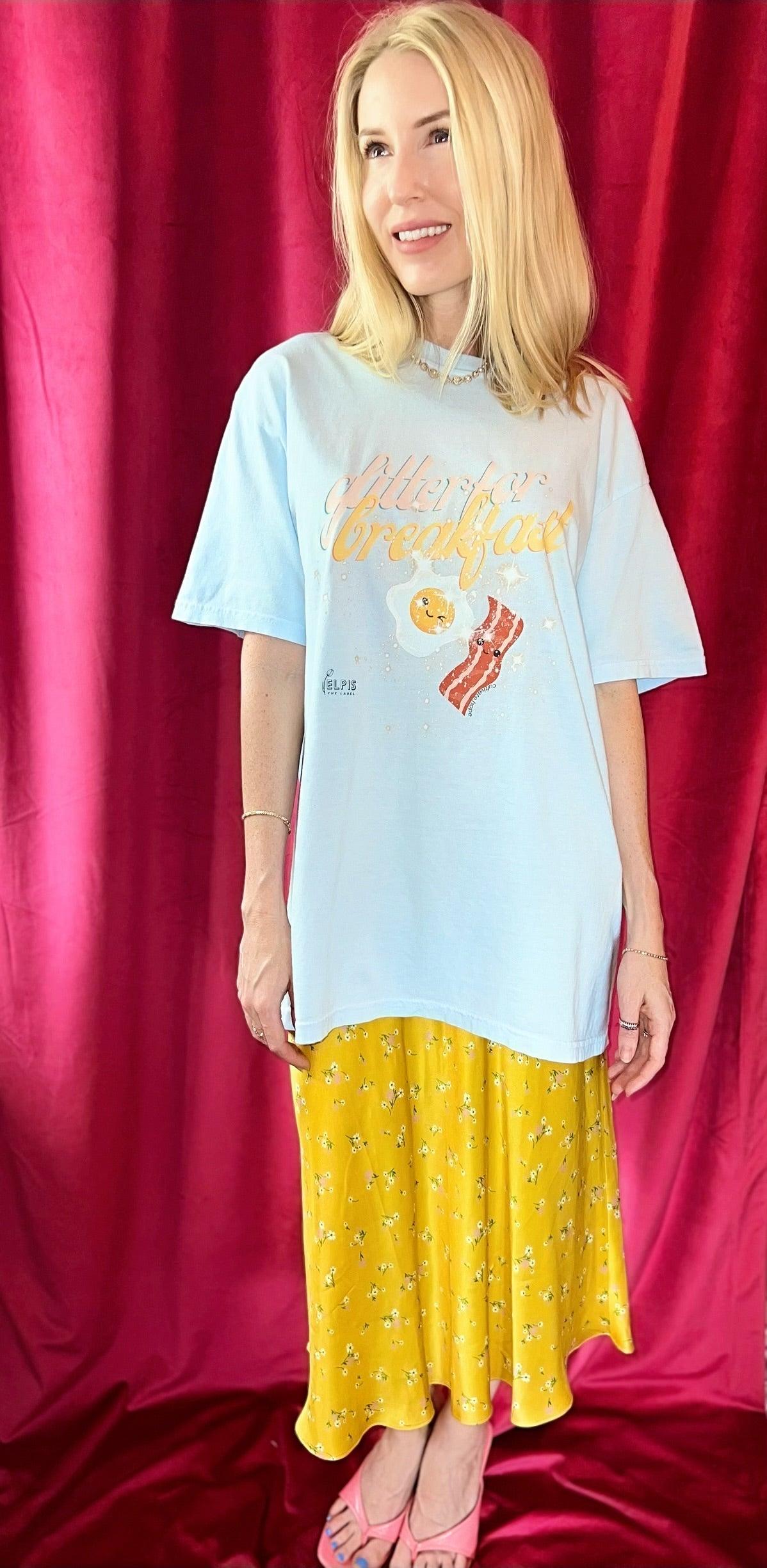 GLITTER FOR BREAKFAST, the lounger tshirts