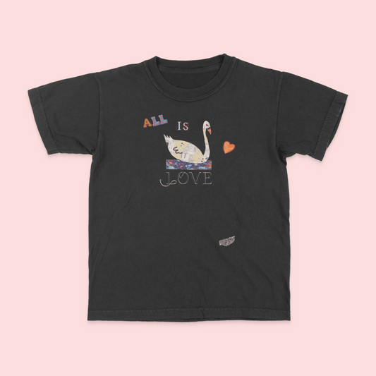 LOVE IS A SWAN, the baby tshirt