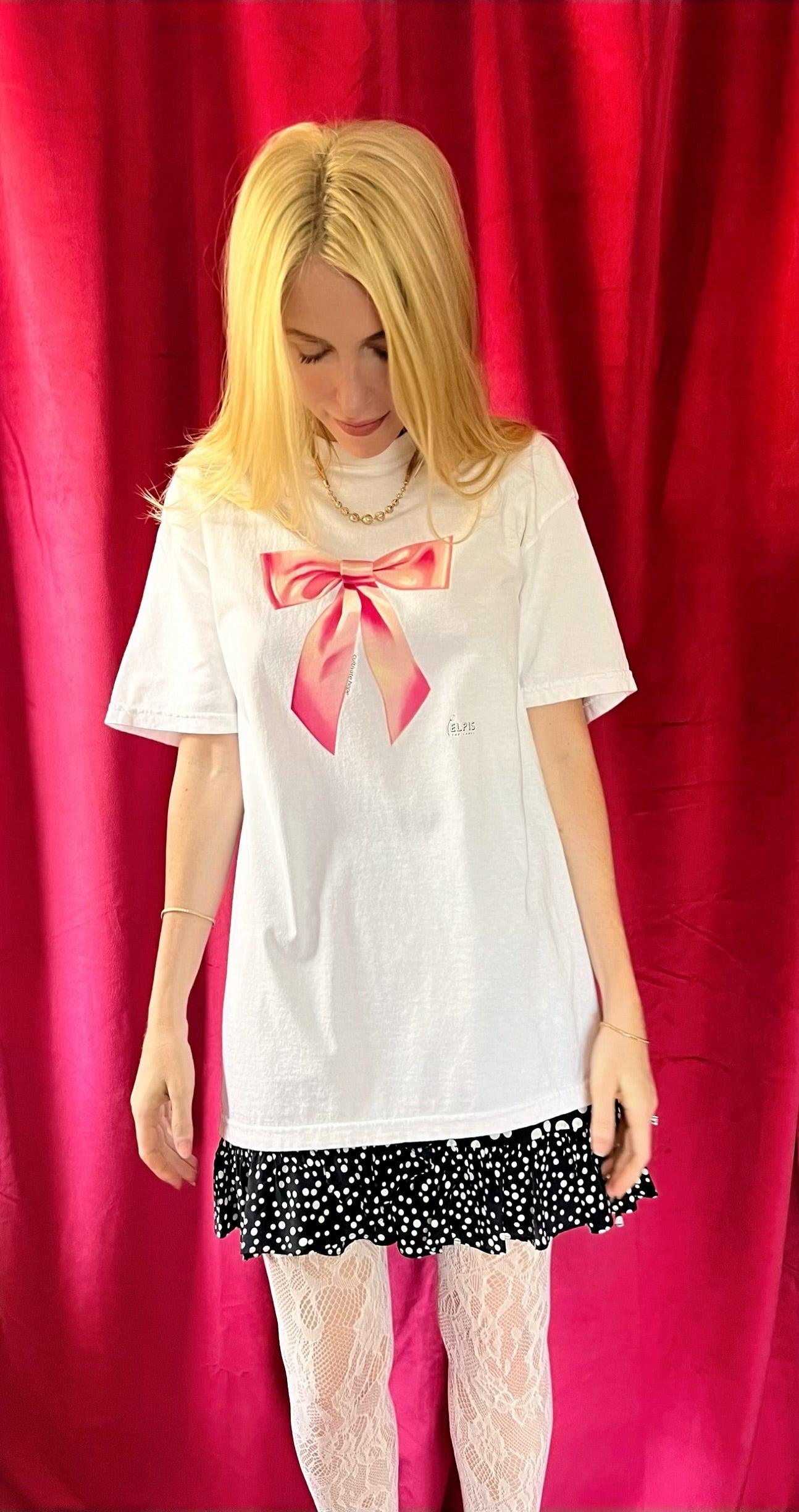 PRETTY PINK BOW, the lounger tshirts