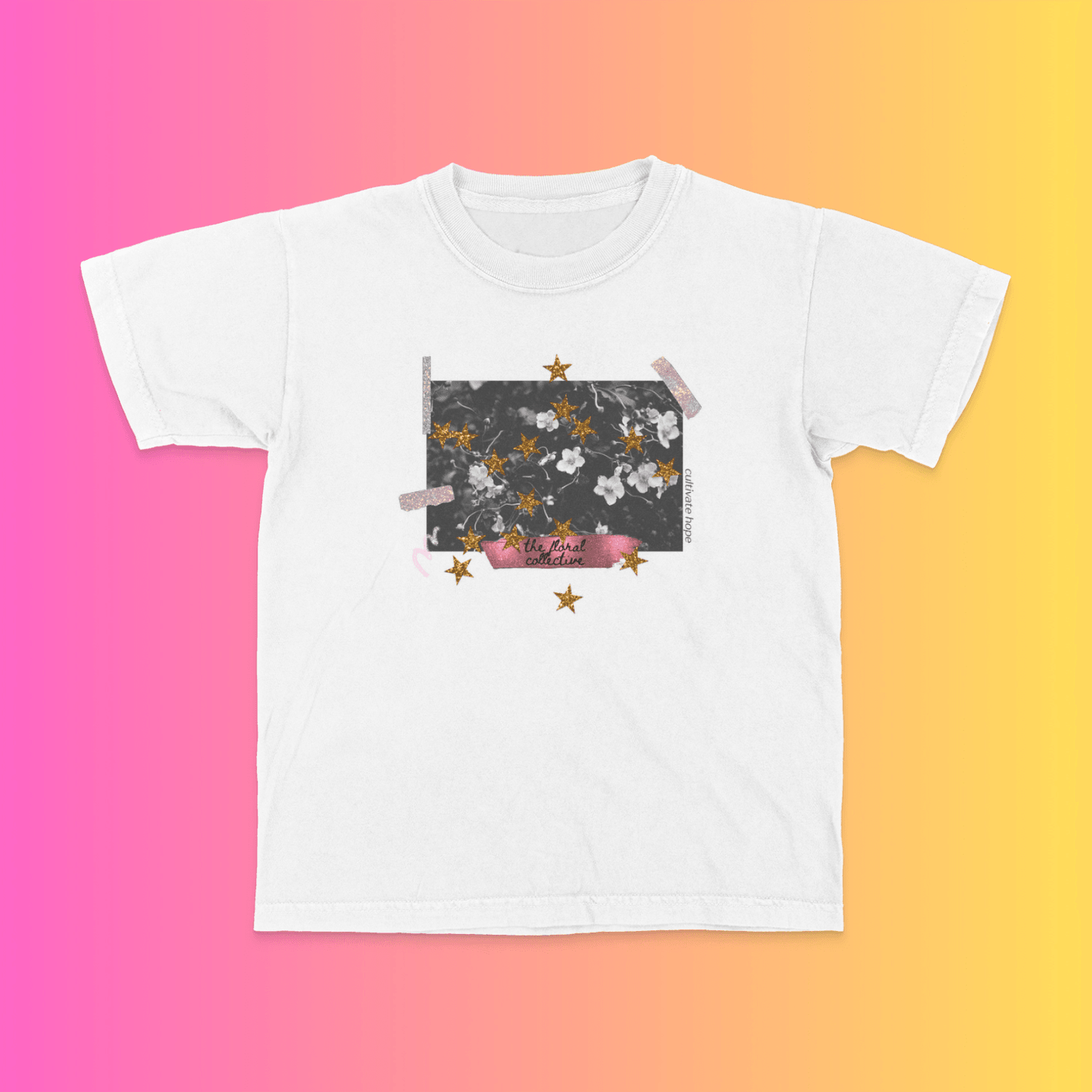 THE FLORAL COLLECTIVE, the baby tshirt